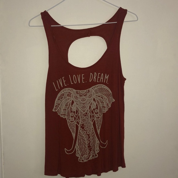 Rue 21 elephant tank top - Picture 1 of 2